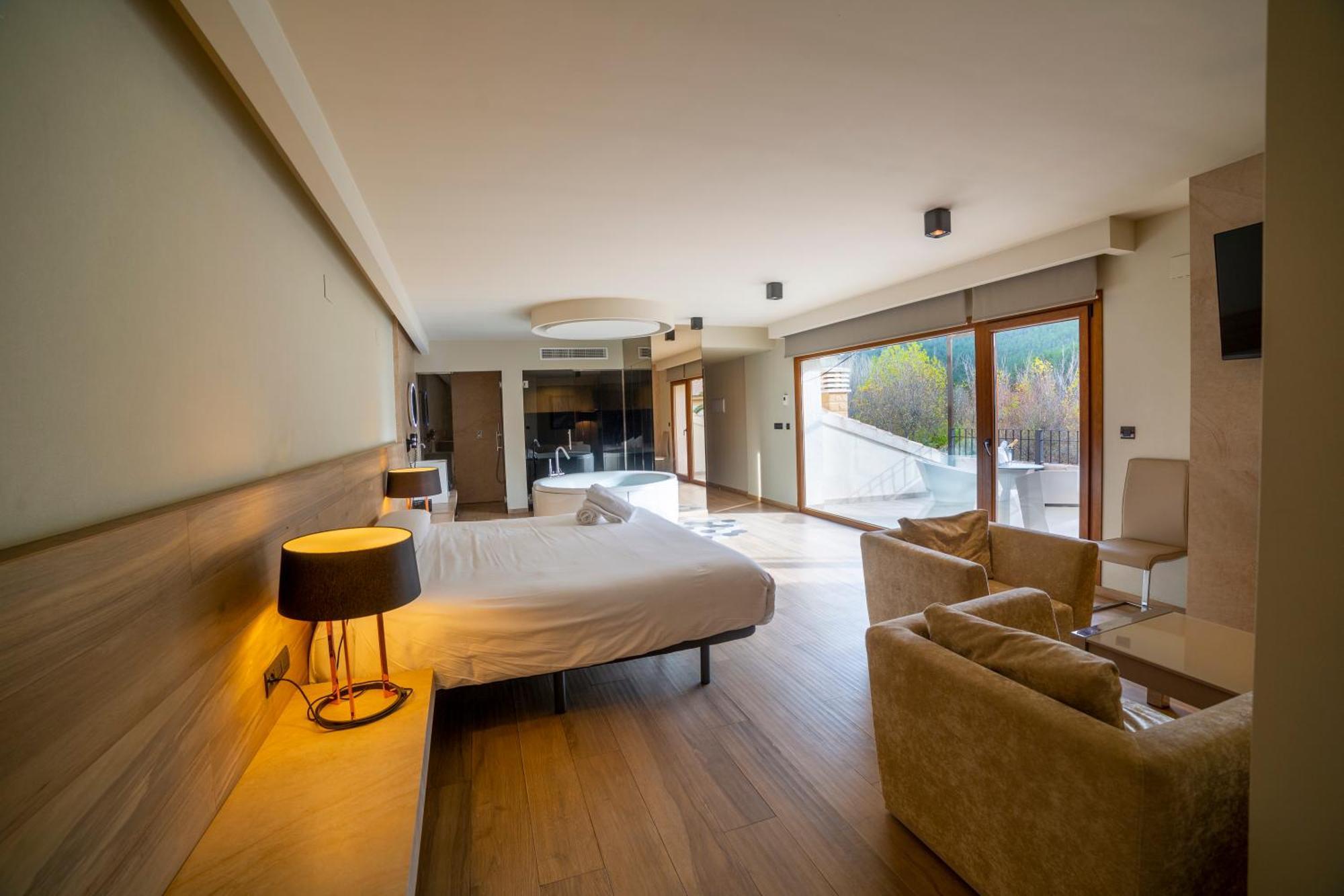 Suites Finca Los Olivos Alcala del Jucar Exteriör bild